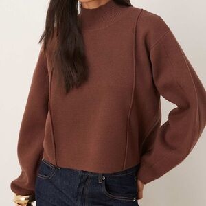 ASOS Brown Turtleneck Sweater